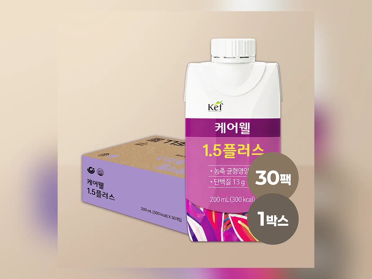 케어웰 1.5플러스 200ml 30개 이미지 1