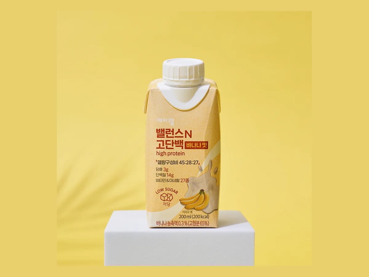 케어웰 밸런스N 고단백 바나나맛 로우슈거 200ml 1 이미지 3