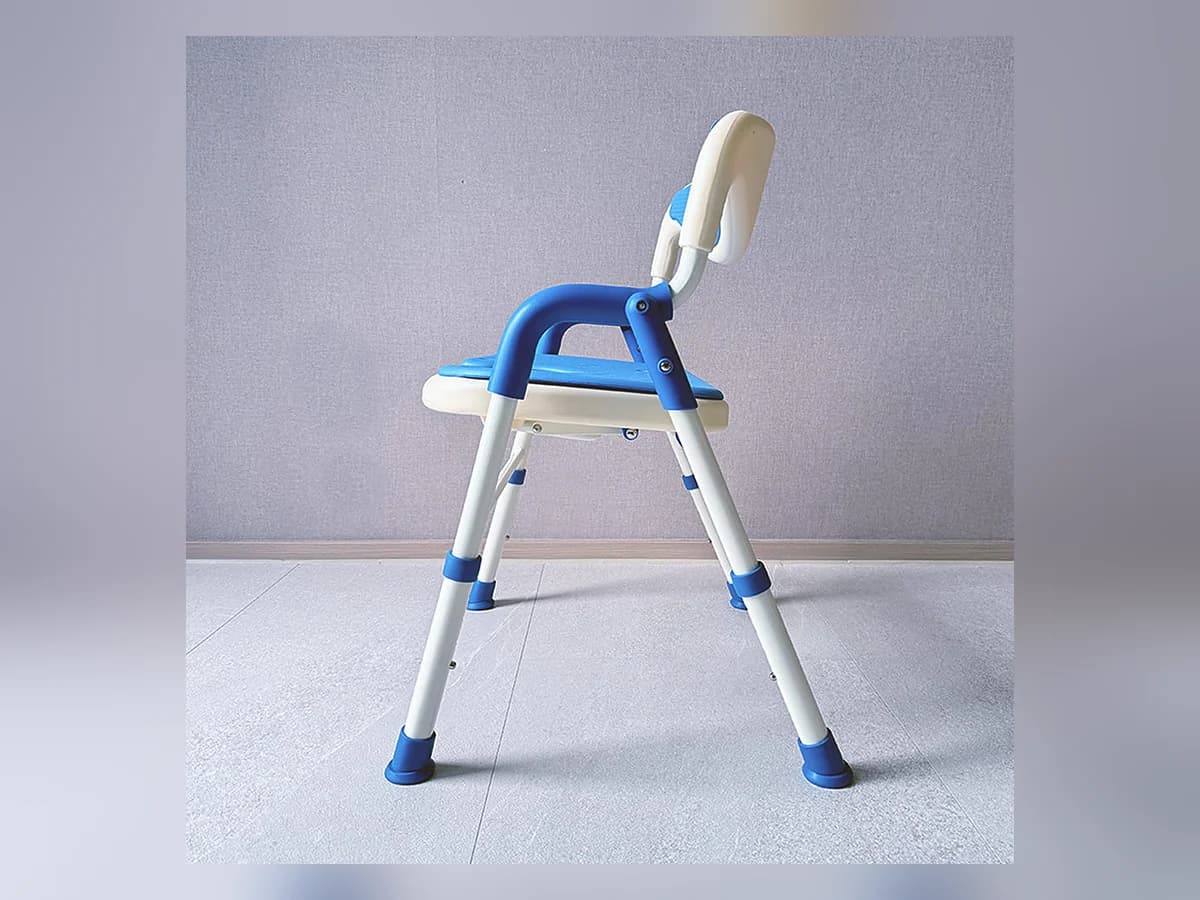 노인 환자 목욕의자 접이식 샤워의자 어르신 욕실 U형 이미지 3