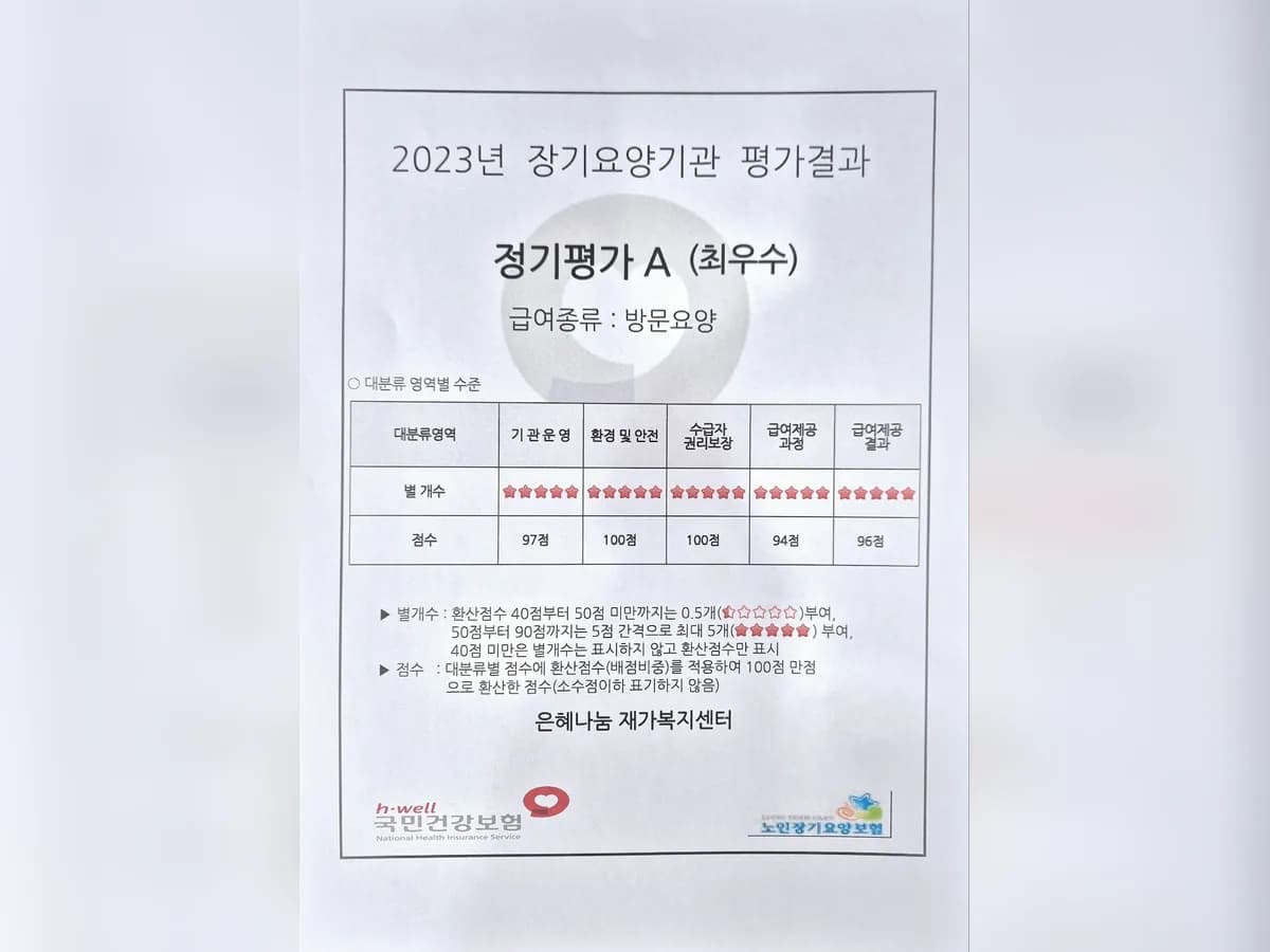 은혜나눔 재가복지센터 이미지 1
