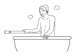 목욕 전/후 일어설 때