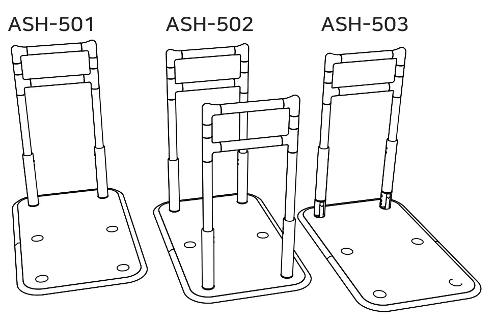 ASH-501, ASH-502, ASH-503 안전손잡이