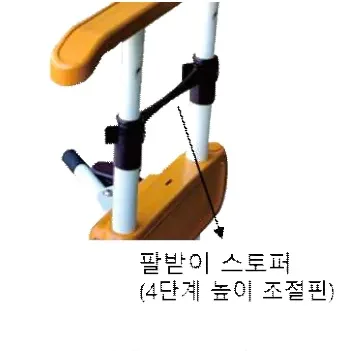팔받이 스토퍼 (4단계 높이 조절핀)