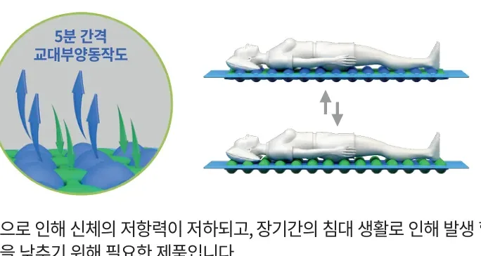 5분 간격 교대부양동작도