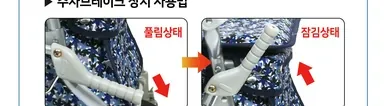 주차브레이크 장치 — 풀림 상태와 잠김 상태