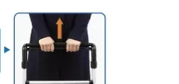 핸드 브레이크 — 위쪽으로 당겨 작동