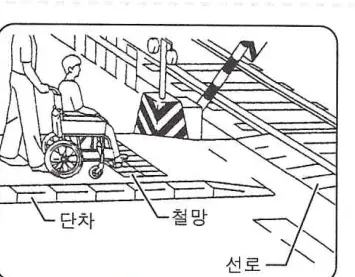 단차·철망·선로 주의