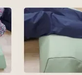 다리 받침 사용 예