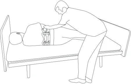 침대에서 사용 2