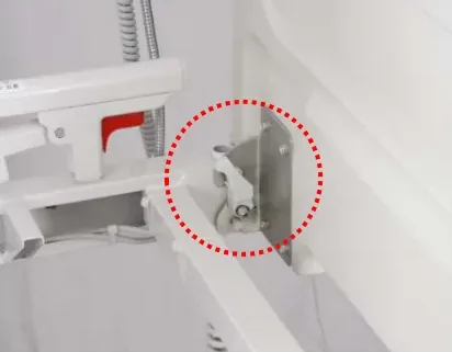 노브를 앞으로 밀어 Lock
