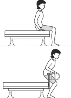 상하 높이조절 동작