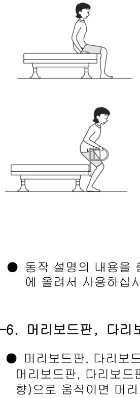상하 높이 조절 활용 — 앉은 자세와 일어서는 자세