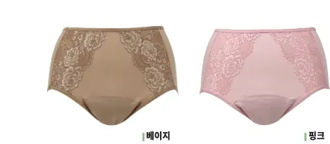 리니어 WDR-03 요실금팬티 — 베이지·핑크